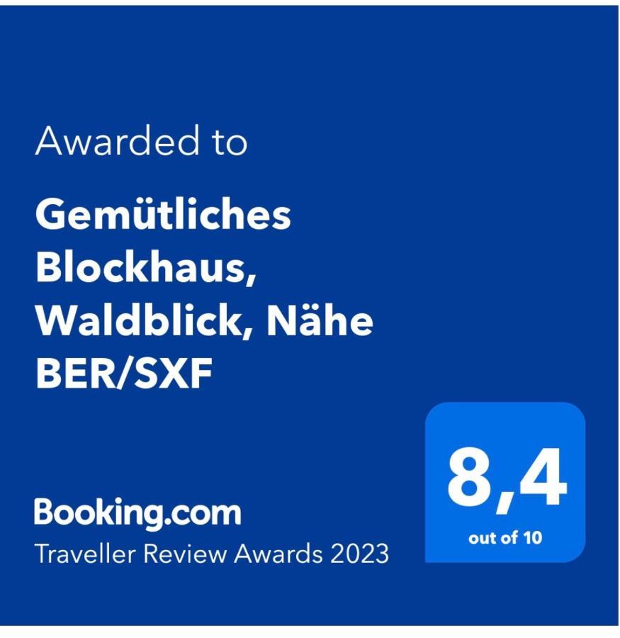 Gemuetliches Blockhaus, Waldblick, Naehe Ber/sxf Casa vacanze